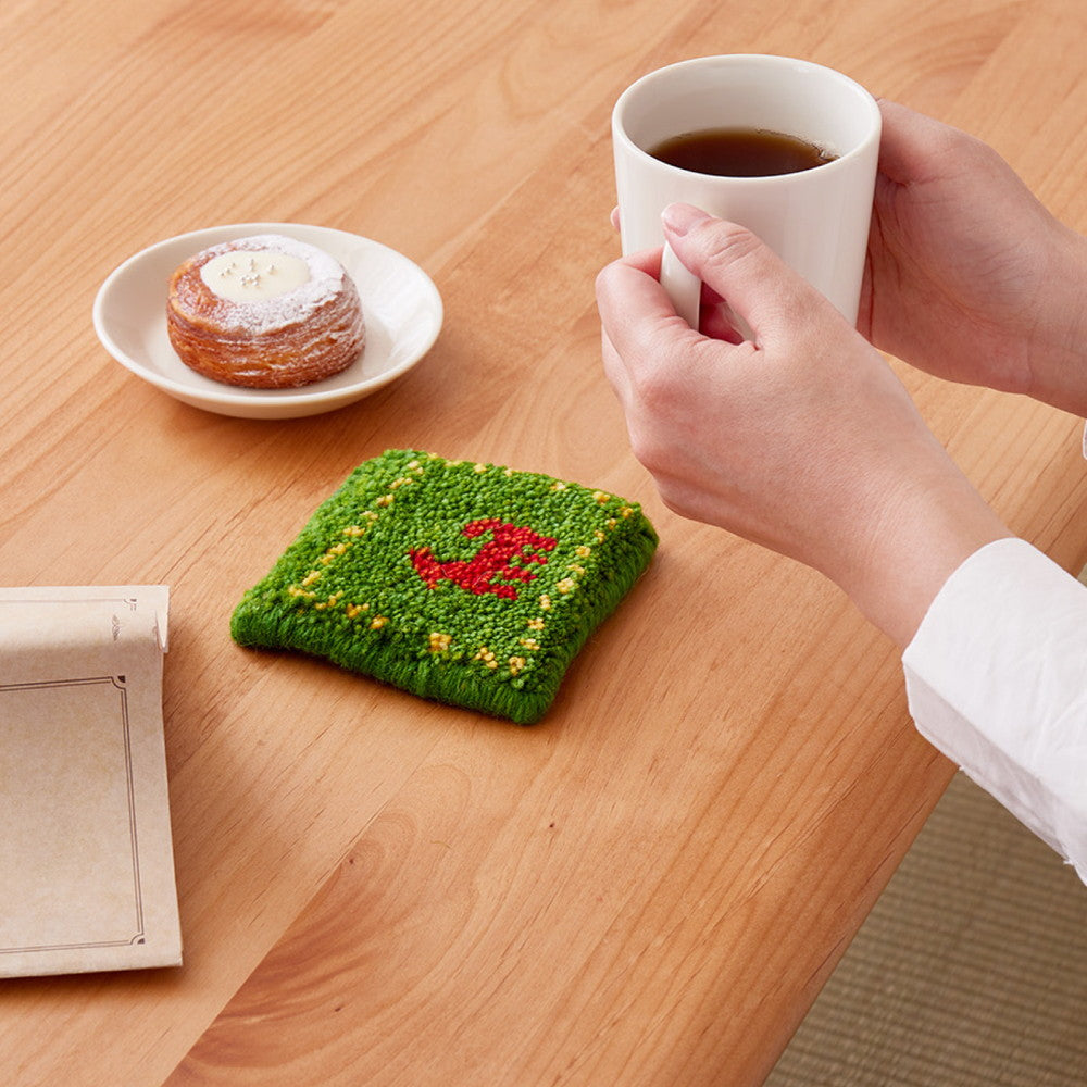 ギャッベ コースター 10×10cm 送料無料