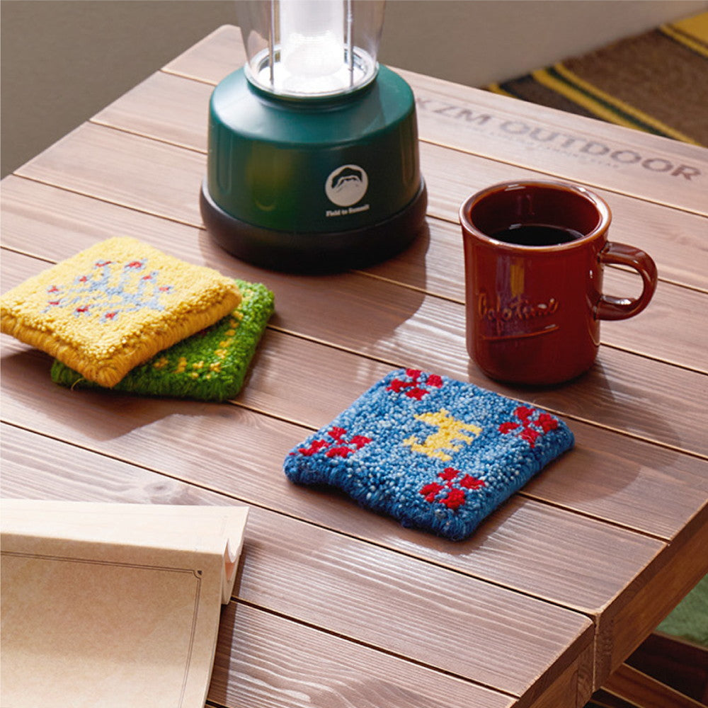 ギャッベ コースター 10×10cm 送料無料