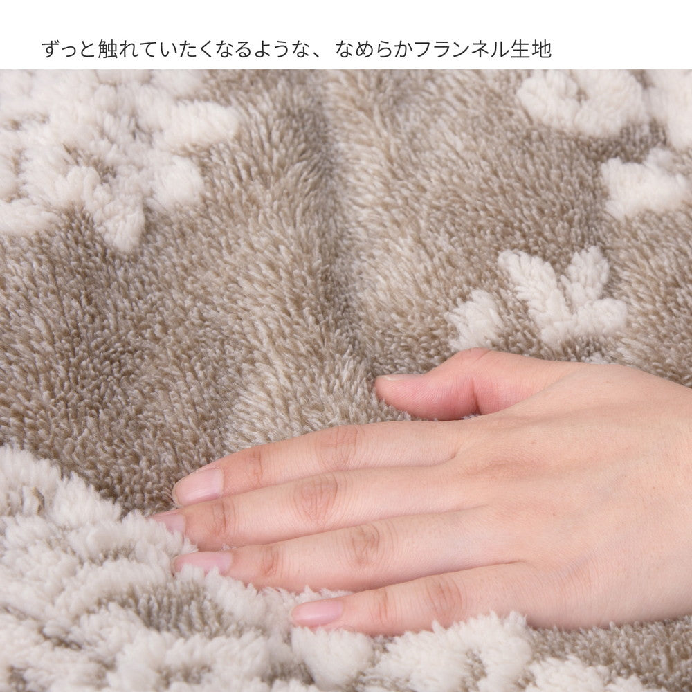 フランネルジャガードのこたつ薄掛け布団 シュシュ 190×290cm 送料無料