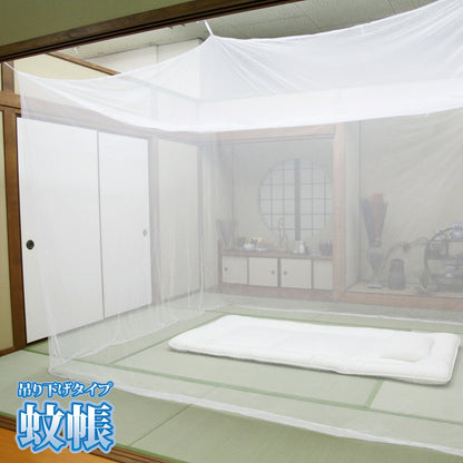 害虫を通さない 吊り下げ蚊帳 6畳（300×250×200） 送料無料