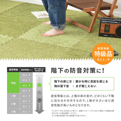 芝生風ジョイントマット シーヴァ 18枚セット 60×60×0.8cm 送料無料