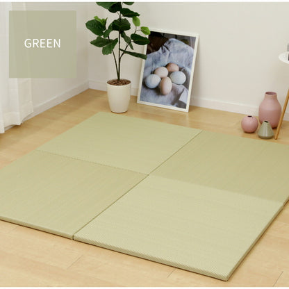 水拭きできる い草風置き畳 綾模様 6枚セット 82×82×2.5cm 送料無料
