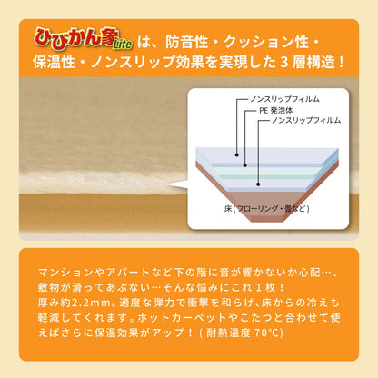防音ノンスリップシート ひびかん象Lite 175×230cm 送料無料