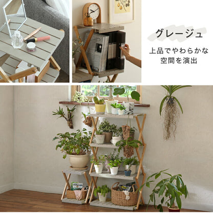 うちそとラック スリム４段 送料無料