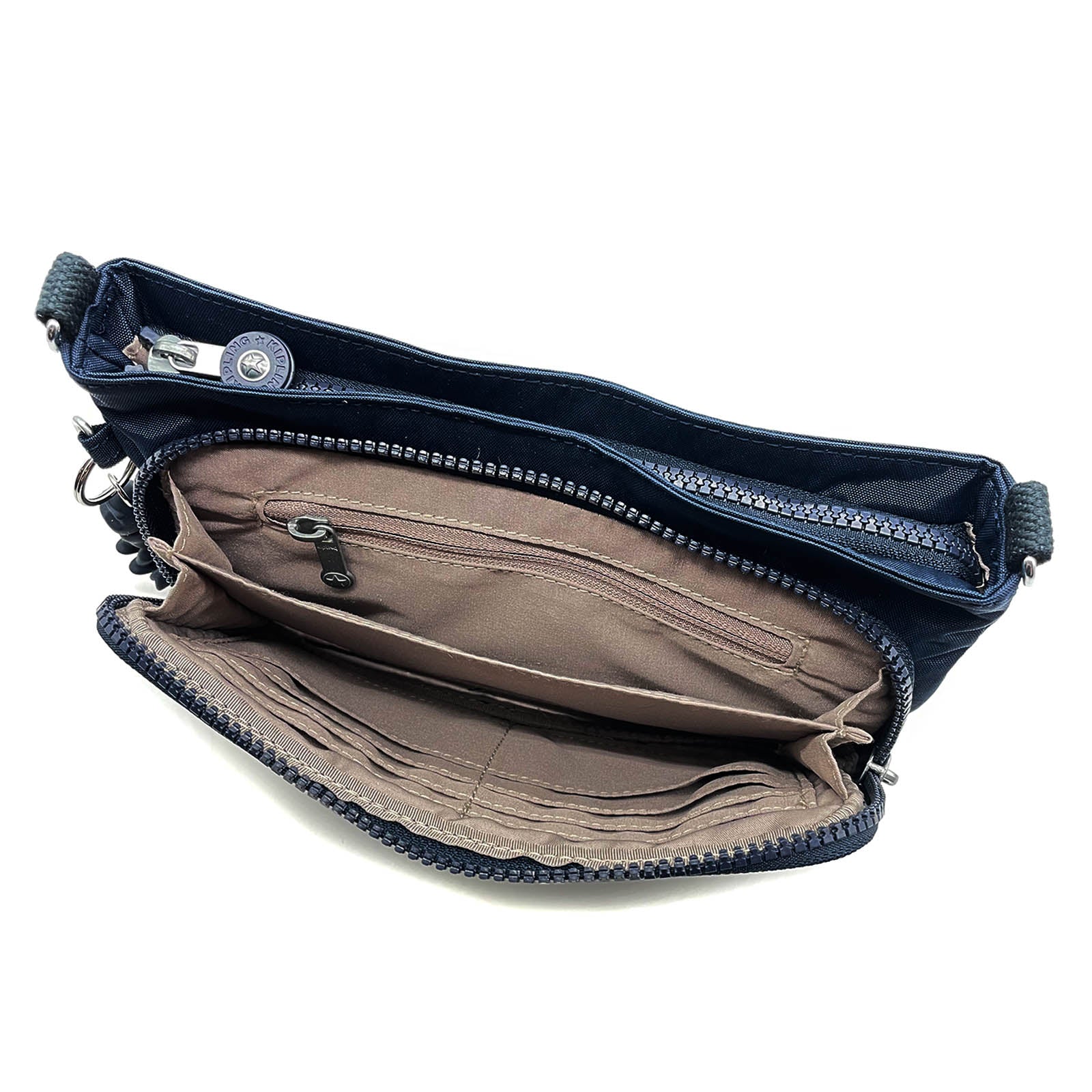 kiplingお財布ショルダー Kipling お財布にもなる キルティングスマホショルダーバッグ BOOK