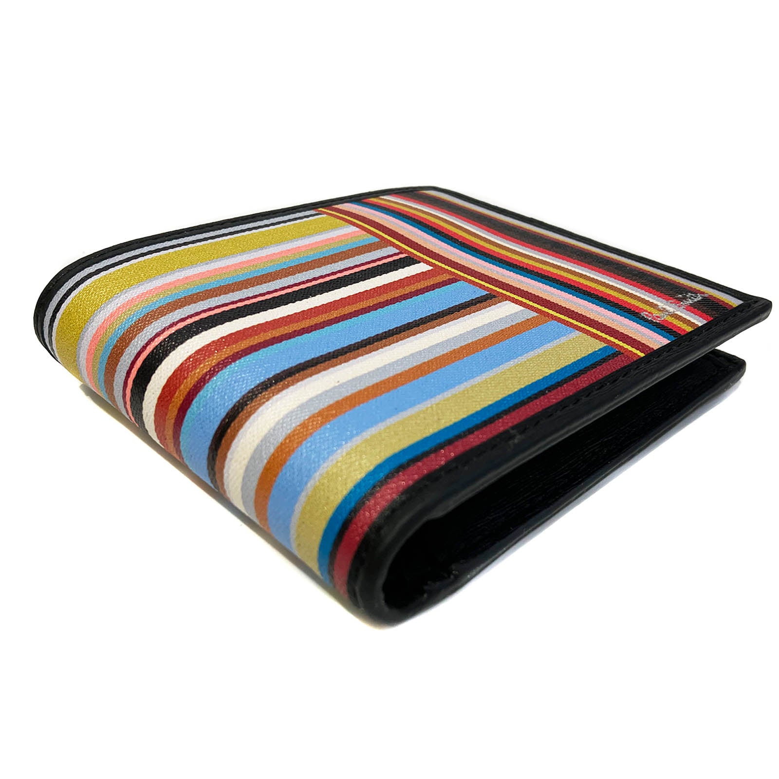 【正規品】 PAUL SMITH ポールスミス 2つ折り財布 ストライプ M1A4833 LSIGPA 92 MULTI STRIPE 送料無料