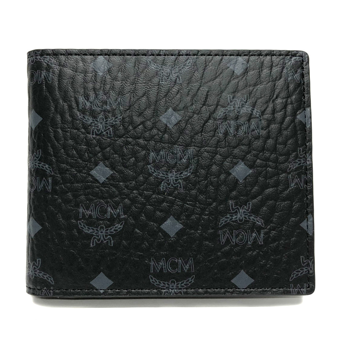 【正規品】 エムシーエム MCM 二つ財布 シグネチャー モノグラム柄 ブラック MXSAAVI01BK001 送料無料