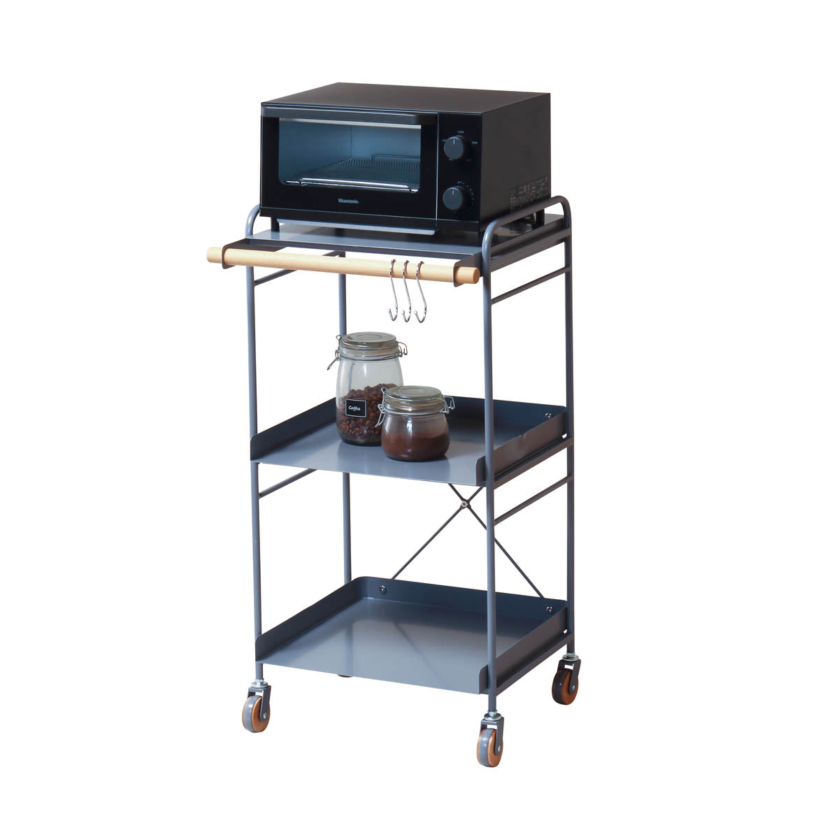 スチールワゴン W455×D460×H850mm | 【公式】allecore(アレコレ) 家具