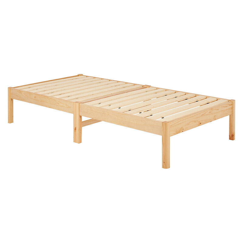 組立簡単 マットレス付シングルベッド ネジなし 工具 無い ポケットコイルマットレスセット 独立 バネ 体型