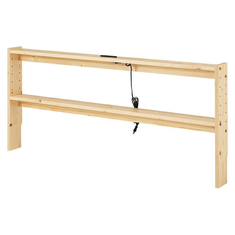 ヘッドボード ベッド ダブル 隙間 枕元 収納 棚板 コンセント 便利 ダブルサイズ対応 幅140cm シングル