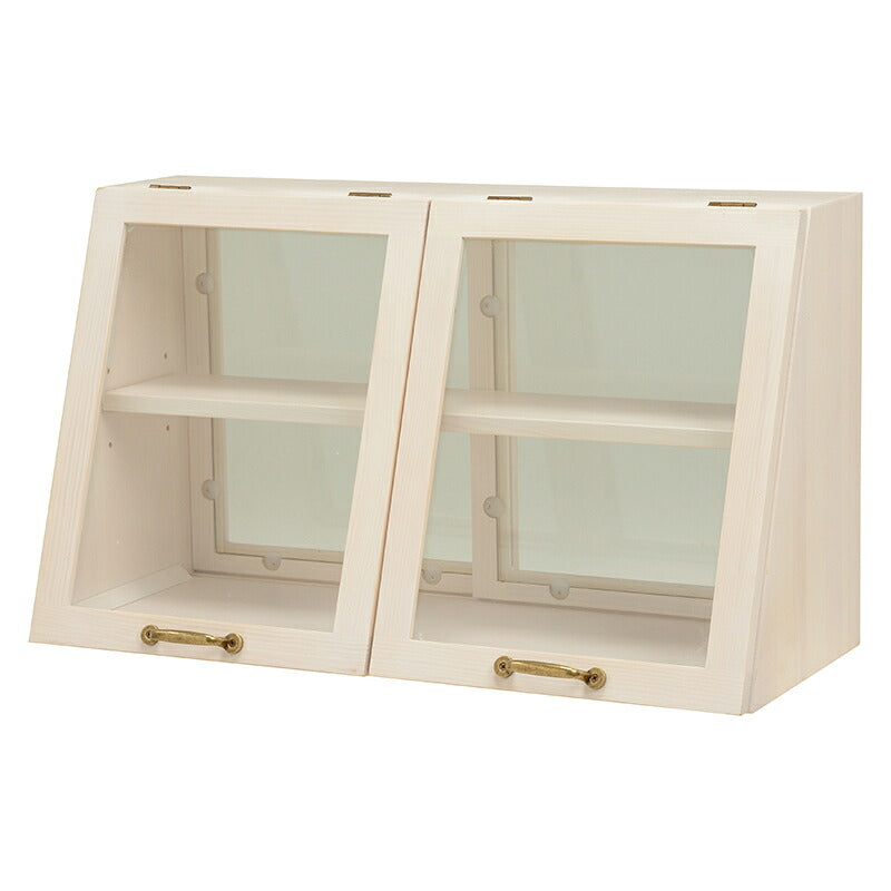 カウンター上ガラスケース キッチン収納 食器棚 レンジ台 ラック 深い 味わい 表情 形状 ディスプレイ 活躍