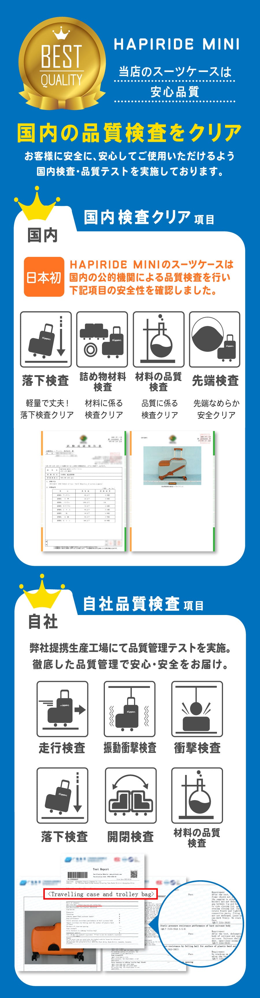 【国内検査クリア品質】Nippers 子供が乗れるスーツケース 機内持ち込みサイズ USBポートつき サステナブル素材 HAPIRIDE MINI (ハピライドミニ) 20インチ 32リットル