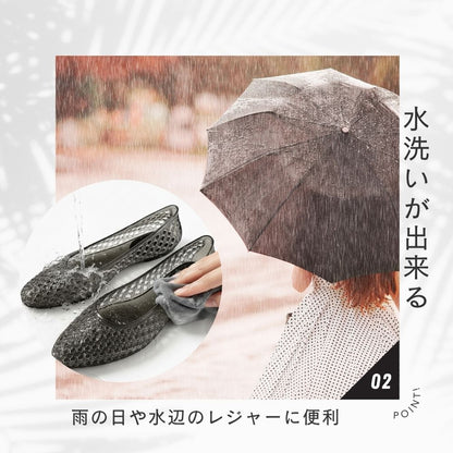 【8月上旬より順次出荷】自分でカスタムできる ジェリーサンダル  レディース