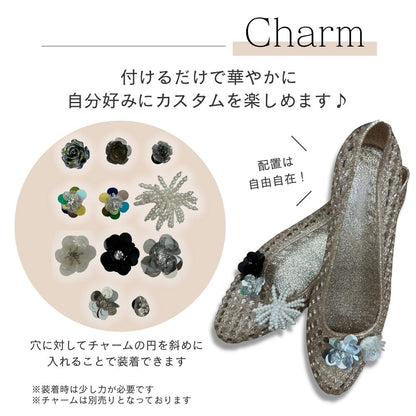 【8月上旬より順次出荷】自分でカスタムできる ジェリーサンダル  レディース