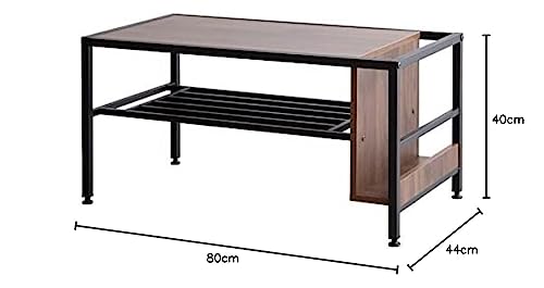 テーブル センターテーブル ローテーブル 収納付きテーブル ブラウン