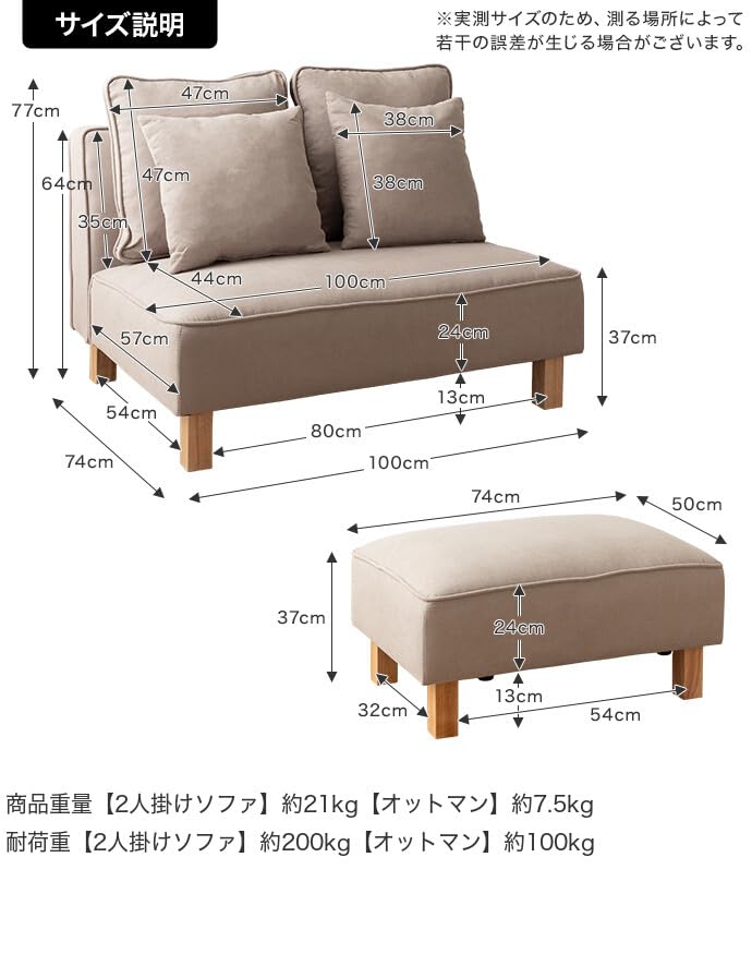 2人掛けカウチソファ ソファー フロア ロー ユニット 北欧 トレンド リビング 機能的 おしゃれ 人気 シンプル モダンデザイン 快適 スタイリッシュ コスパ ナチュラルデザイン コンパクト 送料無料