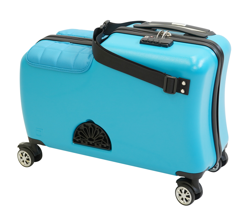 【レンタル】Nippers 子供が乗れるスーツケース 機内持ち込みサイズ 送料無料 HAPIRIDE MINI (ハピライドミニ) 20インチ 32リットル
