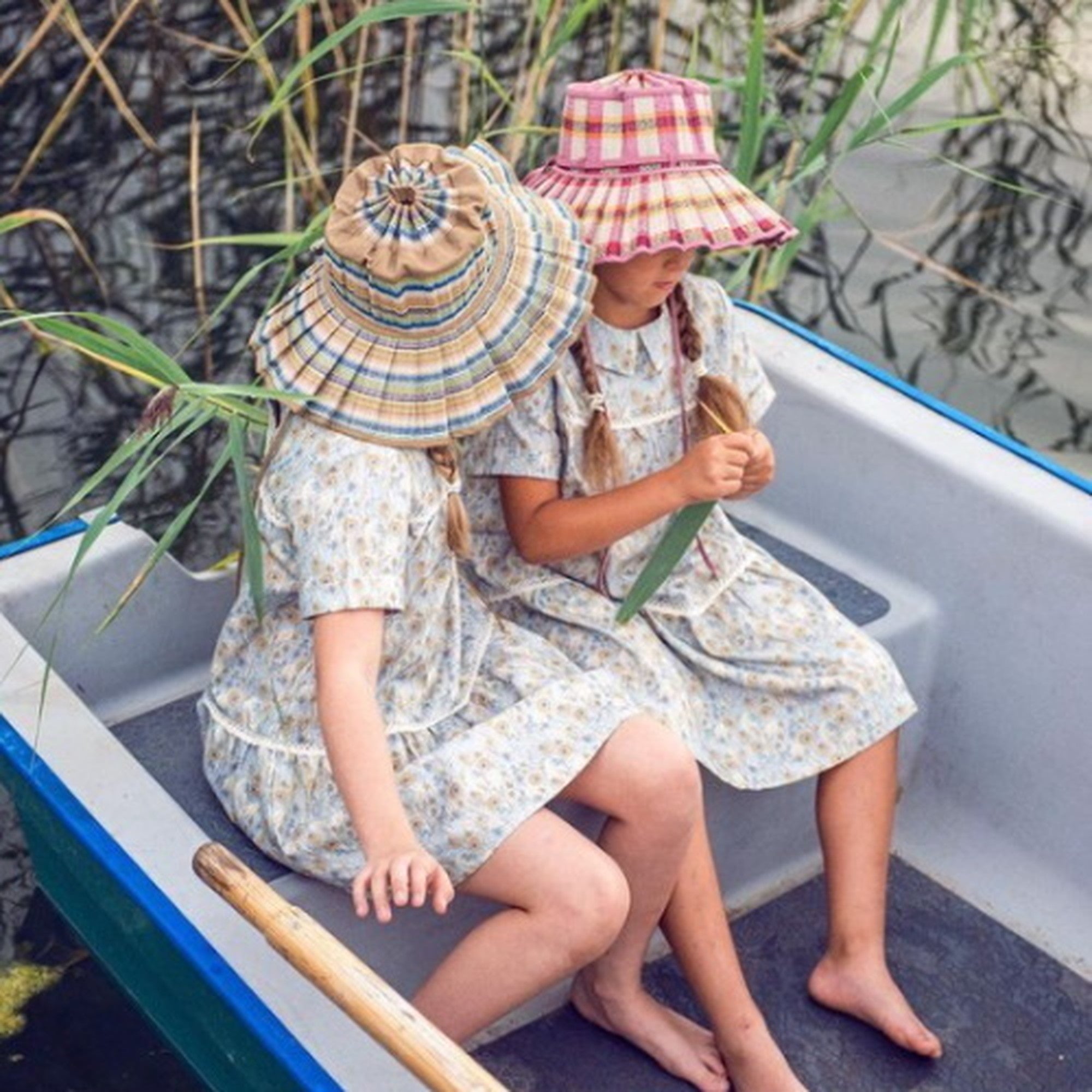 Lorna Murray Apparel ローナ マーレイ 帽子 麦わら帽子 ストローハット Child Island Capri Hat アイランド  カプリ ハット M キッズ