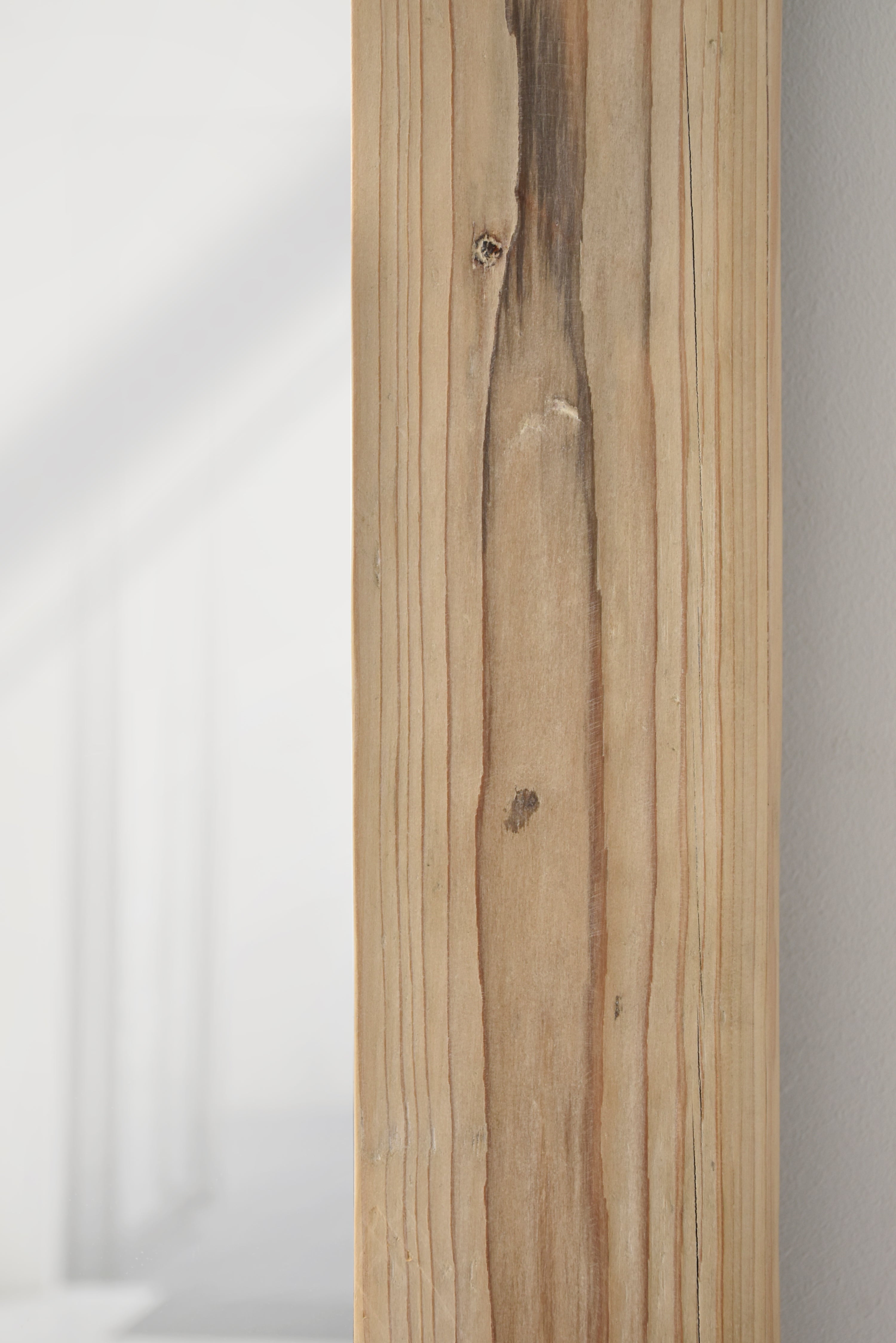 アンティーク ミラー ビンテージ加工 木製 ナチュラル 幅60×高さ160cm