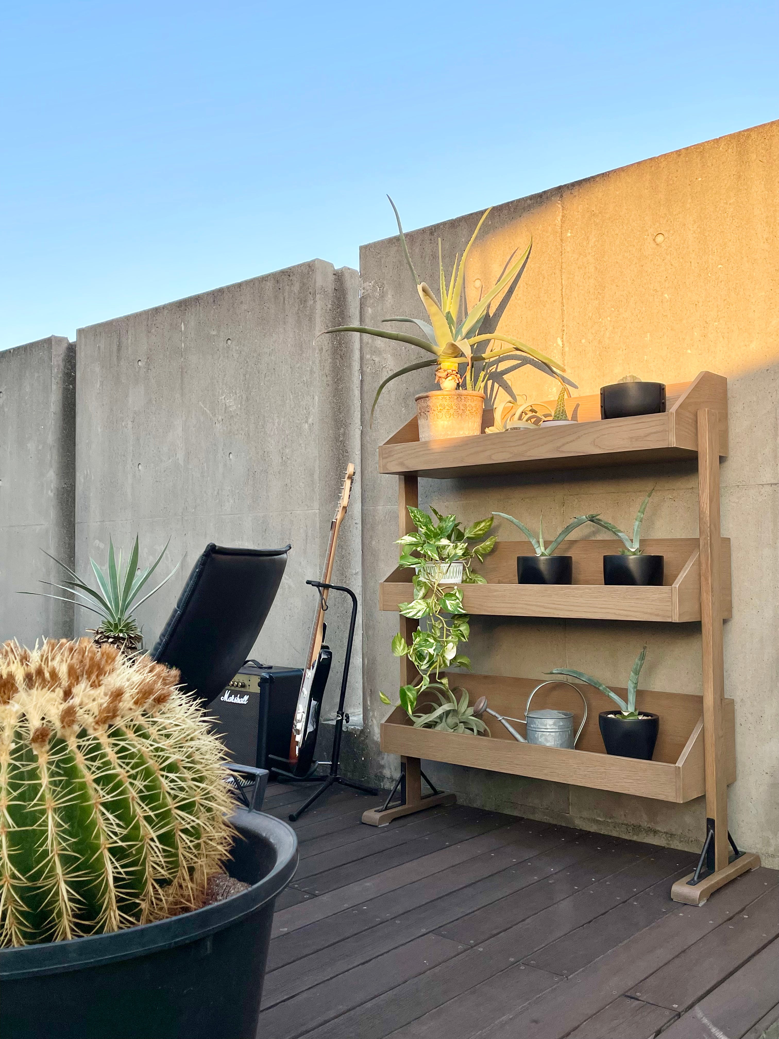 プランターラック ガーデンシェルフ 幅1000×奥行360×高さ1200mm