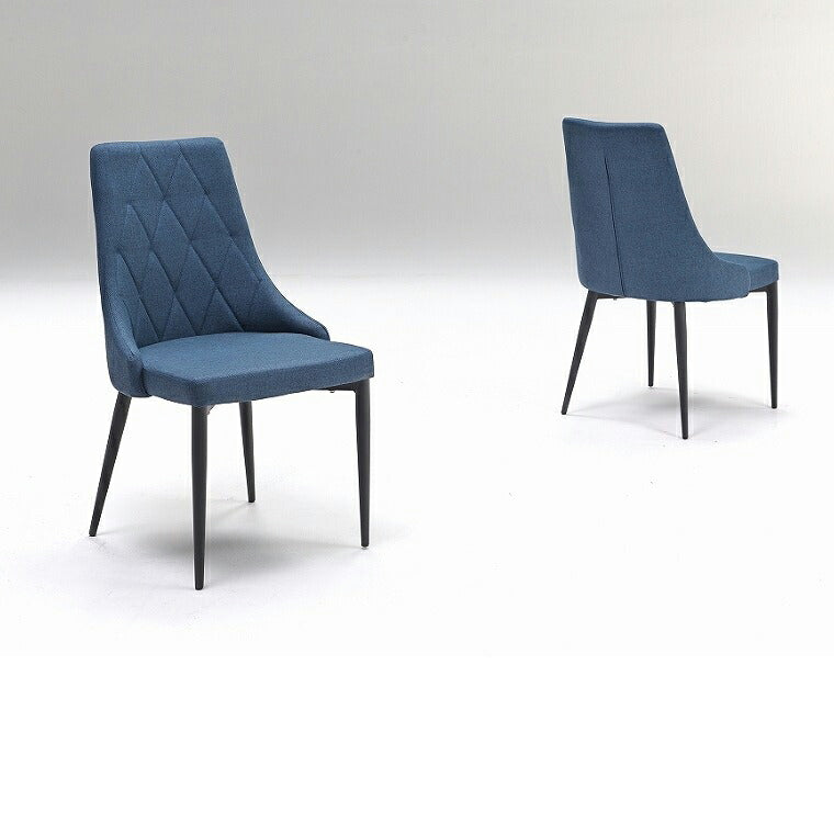 ダイニングチェア 2脚セット モダン ファブリック 北欧