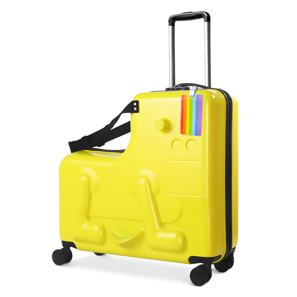 スーツケース 子供 用 乗れる 24インチ 21L オリジナルネームタグ付き Nippers