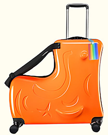スーツケース 子供 用 乗れる 20インチ 18L オリジナルネームタグ付き Nippers