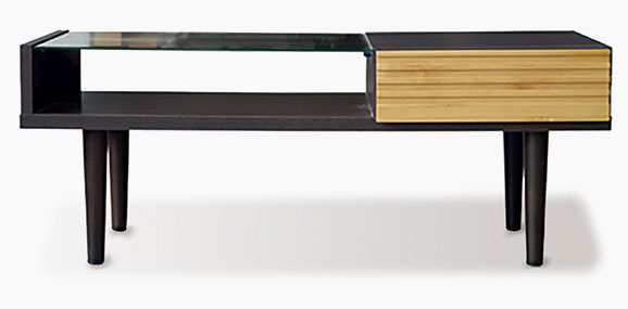 リビングテーブル 完成品 日本製 幅1000mm×奥行550mm×高さ380mm